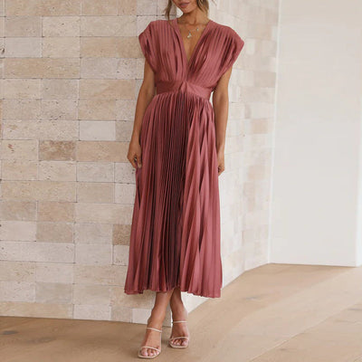 Venus | Robe Élégante Sans Manches à Col en V pour Femme