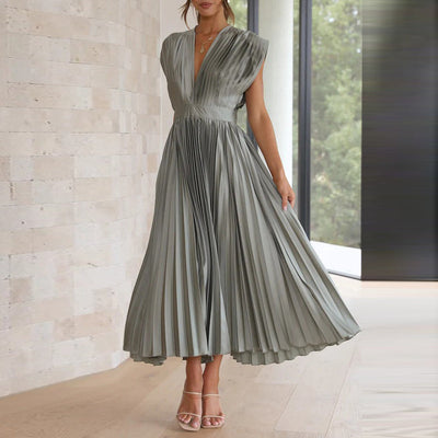 Venus | Robe Élégante Sans Manches à Col en V pour Femme