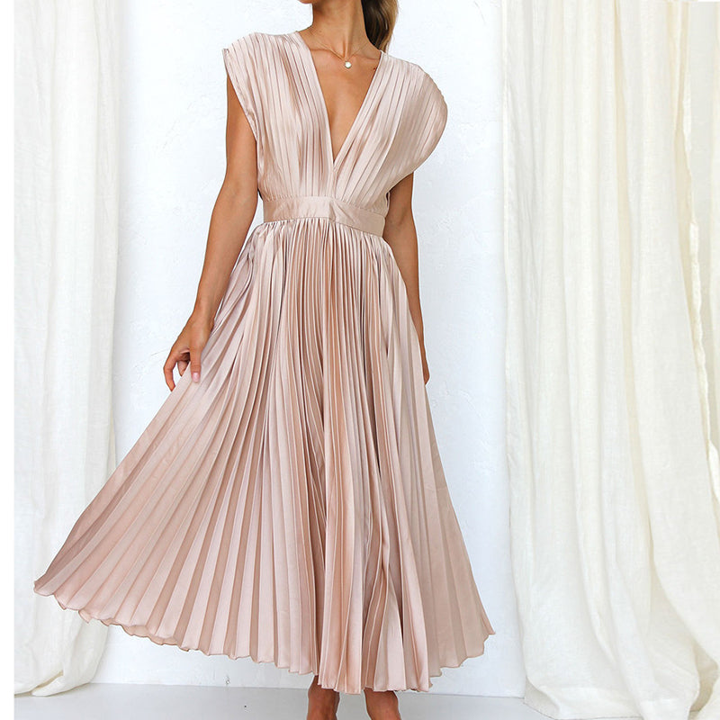 Venus | Robe Élégante Sans Manches à Col en V pour Femme