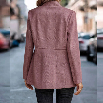 Thalia – Blazer Tailleur Rose Pâle