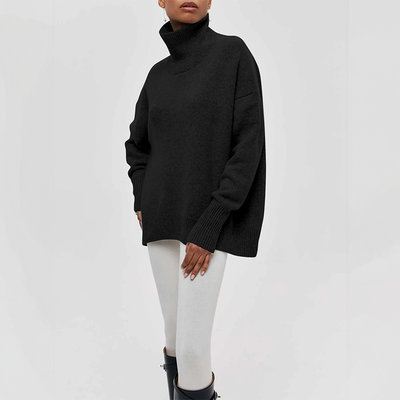 Amelia | Pull en tricot élégant à col roulé
