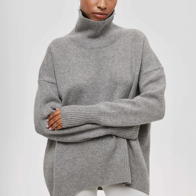 Amelia | Pull en tricot élégant à col roulé