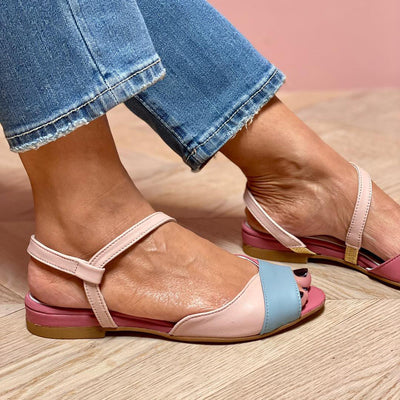 Aria™ | Sandales roses asymétriques