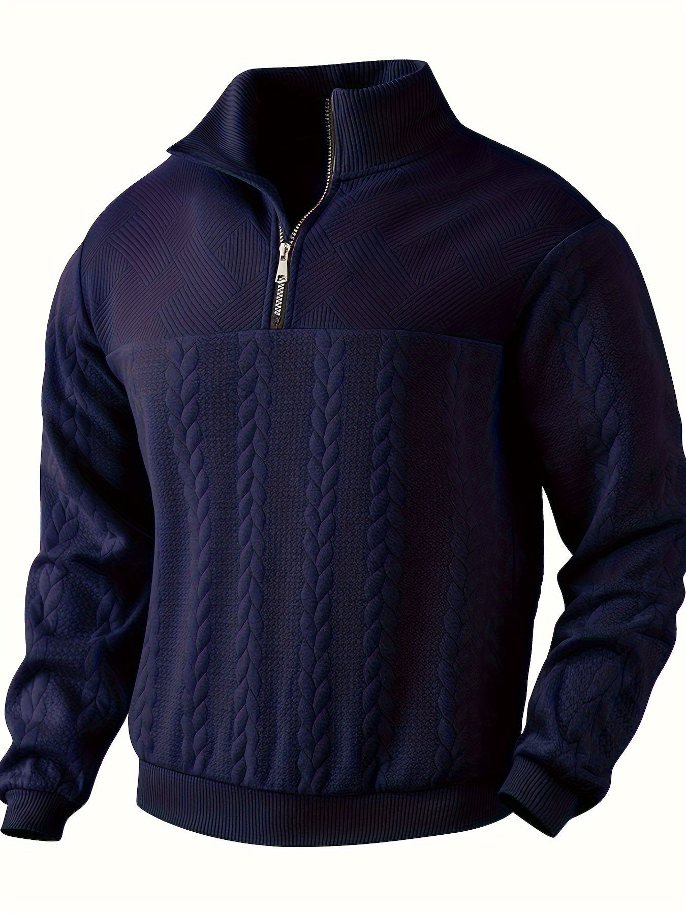 Rafael - Pull zippé vintage homme