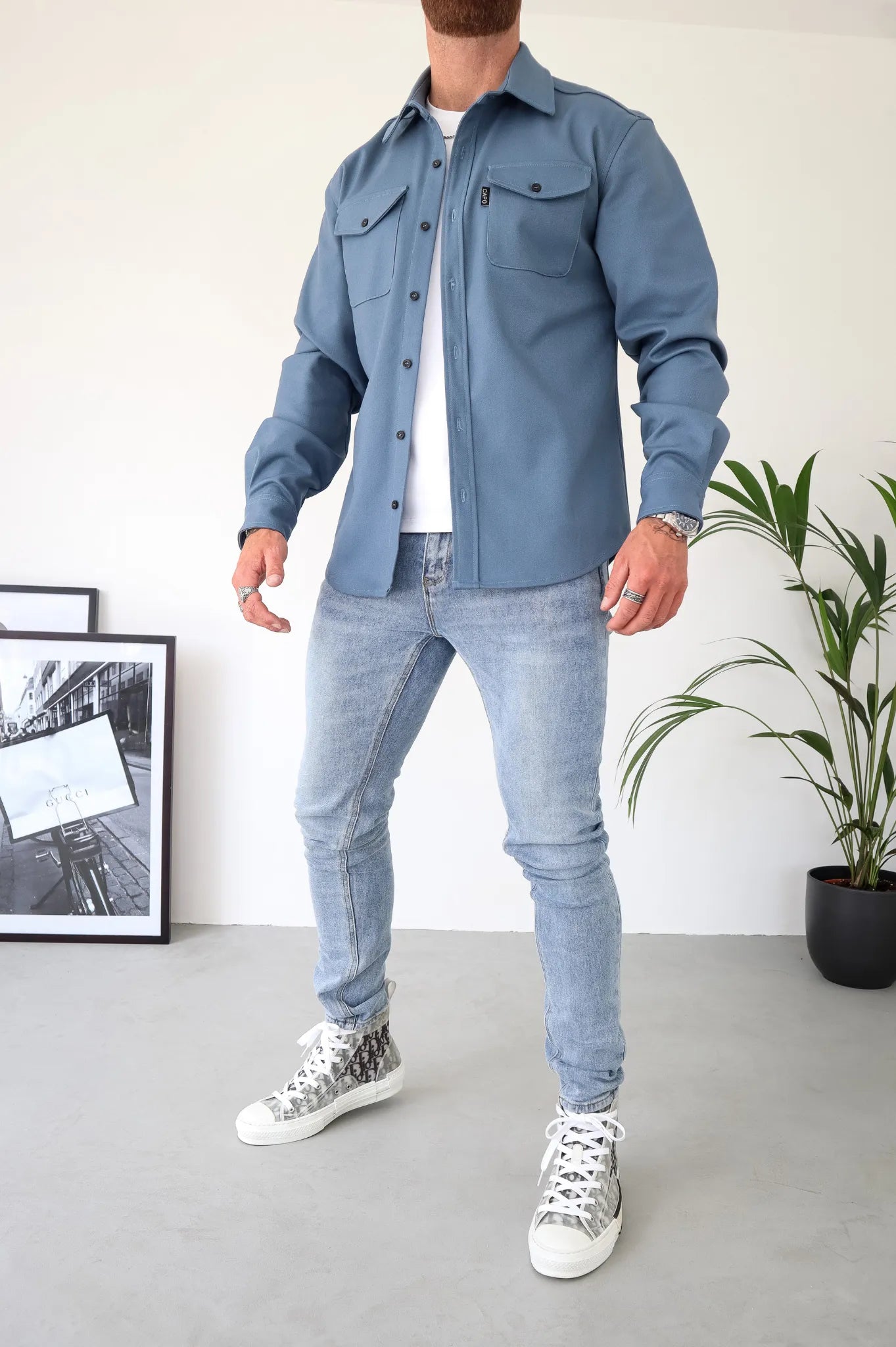 Ranveer | Veste Chemise Moderne à Coupe Élégante pour Hommes