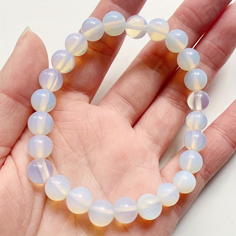 Bracelet boule en pierre de lune