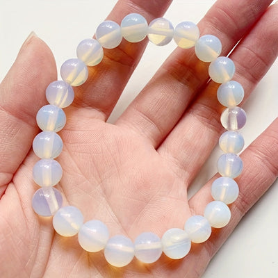 Bracelet boule en pierre de lune