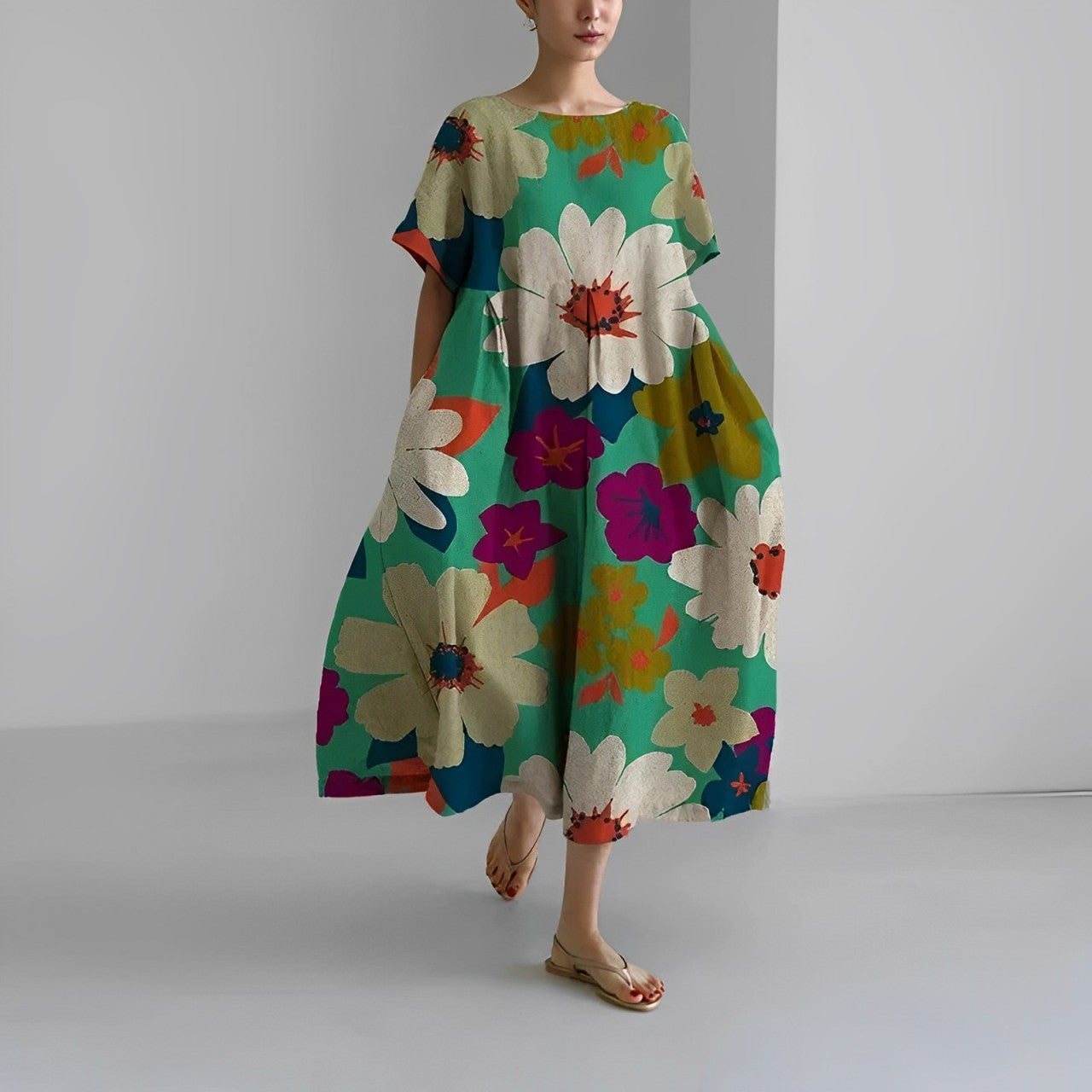 AMELIA™ – ROBE BOHÈME À FLEURS