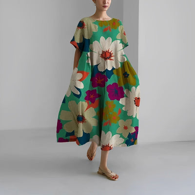 AMELIA™ – ROBE BOHÈME À FLEURS