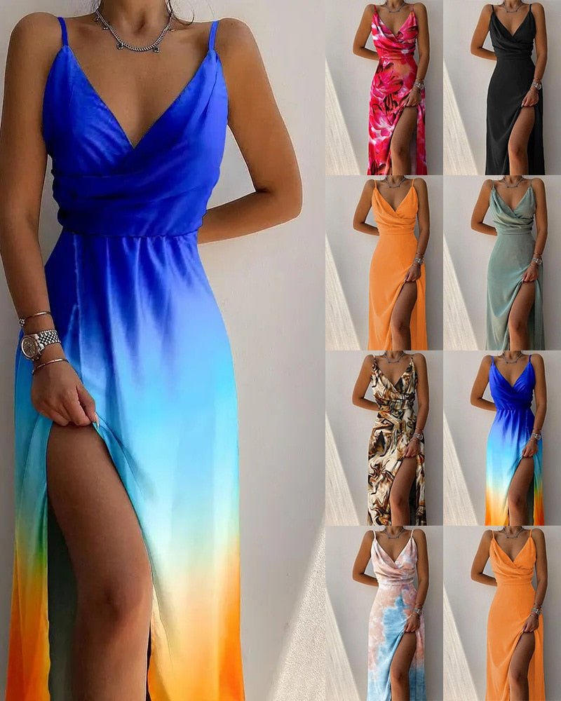Aurélie - Maxi-robe d'été légère en coton