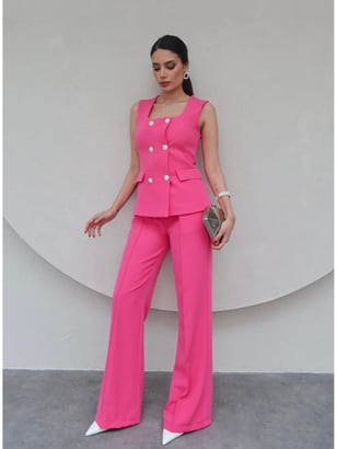 AtelierdeRocheParis™ | Amélie | Ensemble Blazer et Pantalon Chic