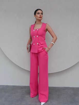 AtelierdeRocheParis™ | Amélie | Ensemble Blazer et Pantalon Chic