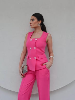 AtelierdeRocheParis™ | Amélie | Ensemble Blazer et Pantalon Chic