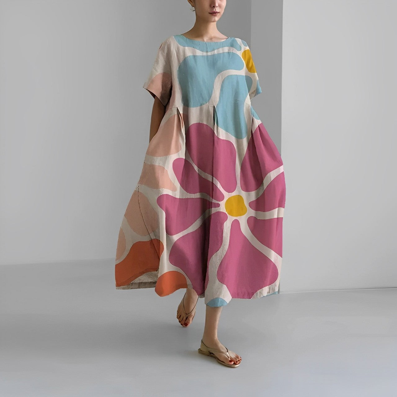 AMELIA™ – ROBE BOHÈME À FLEURS