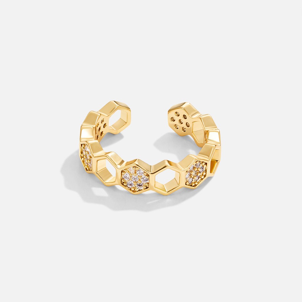 Cinthia - Bague en or et cristal