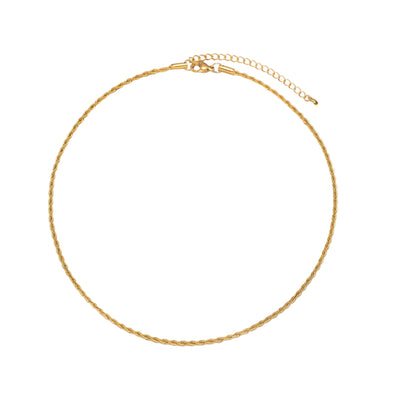 Collier chaîne torsadée “Calvi”