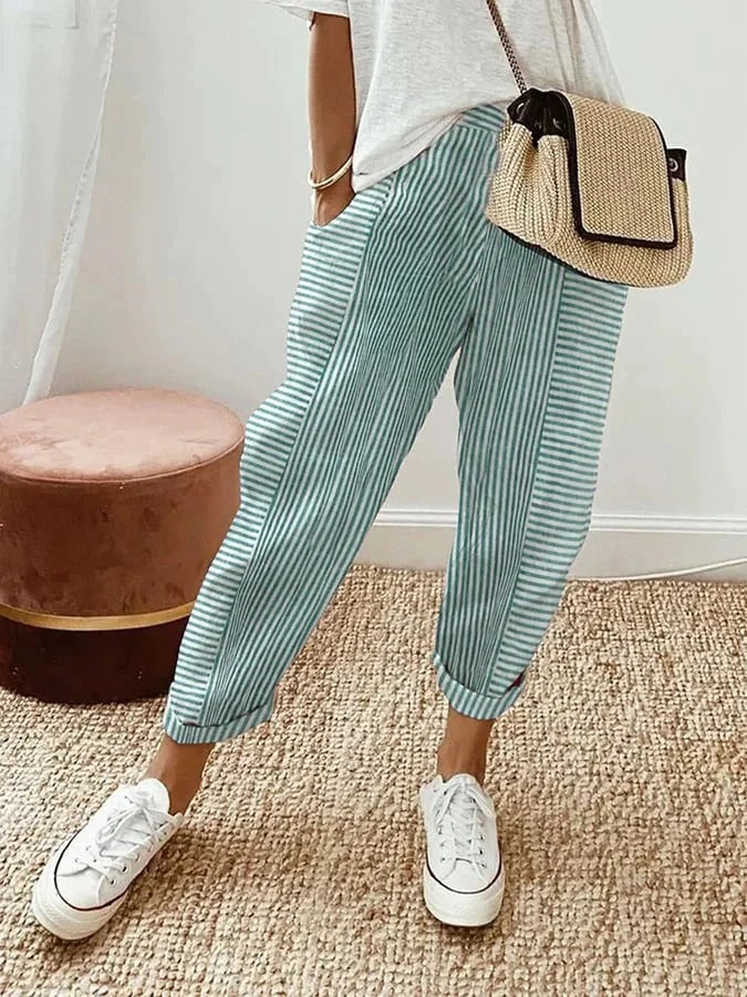 Ann Pantalon Rayé