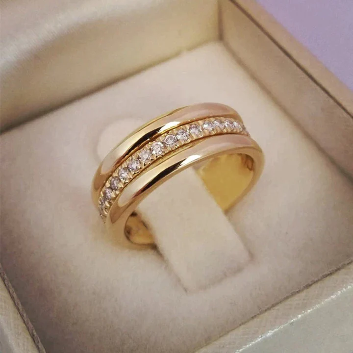 Juana - Bague Vintage en Zircon Sertie
