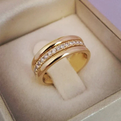 Juana - Bague Vintage en Zircon Sertie