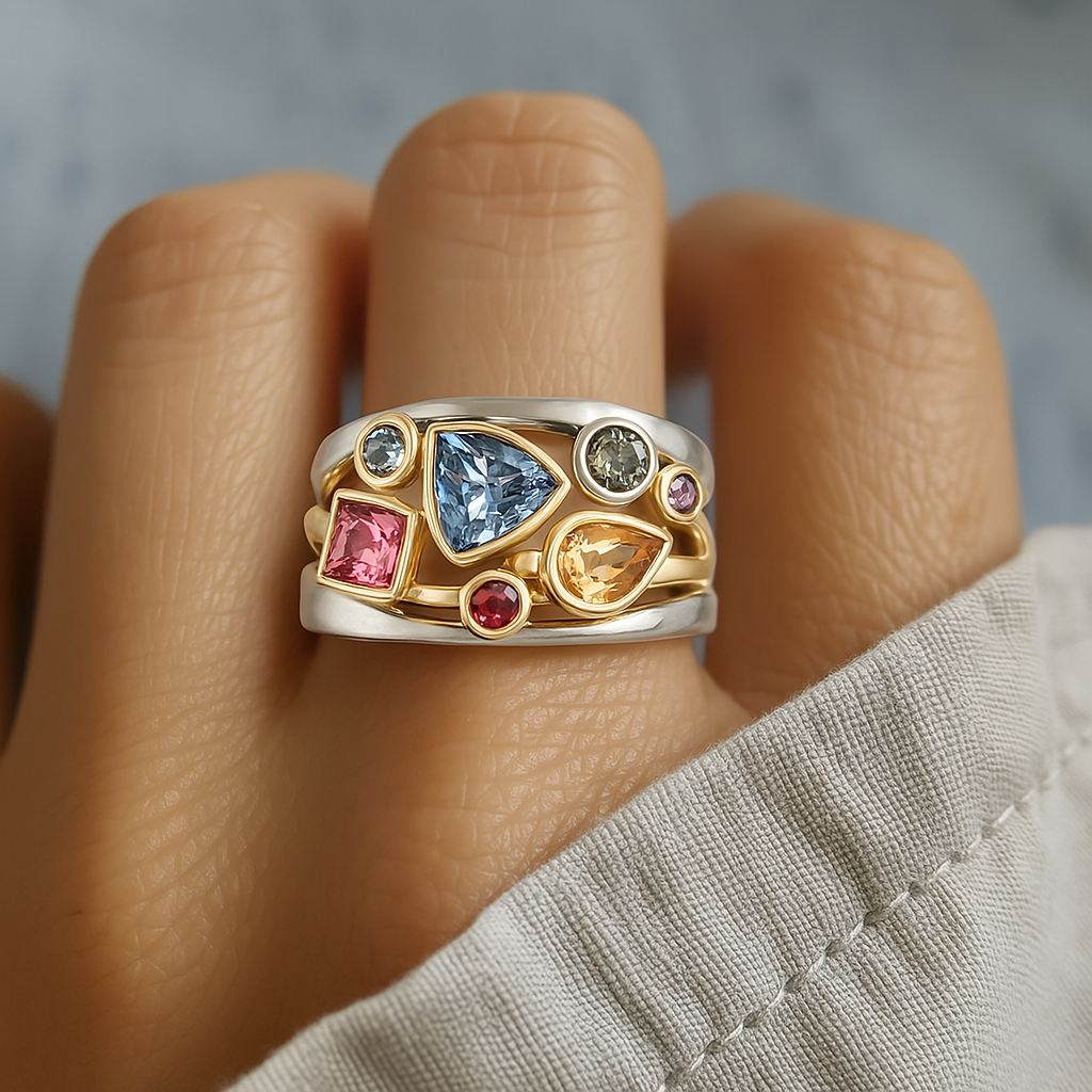 Bague Vintage Bunter en Zircone