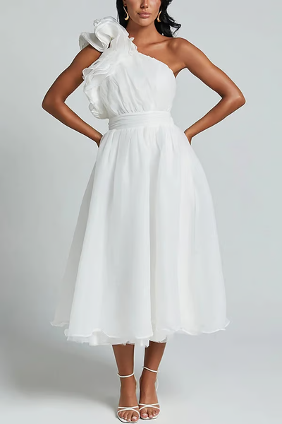 Bellamy - Robe d'été élégante et inclinée