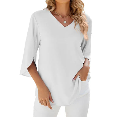 Arlet | Blouse Élégante et Douce à Col en V pour Femme