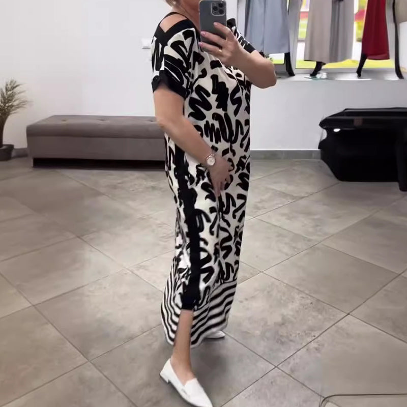 Elise Robe d'été à col en V