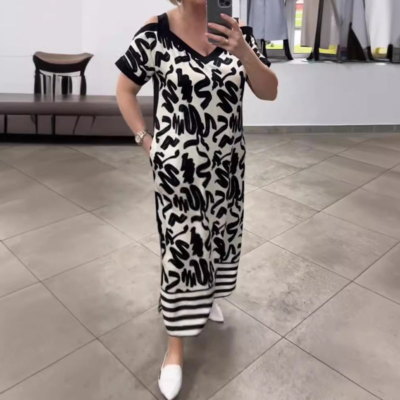 Elise Robe d'été à col en V
