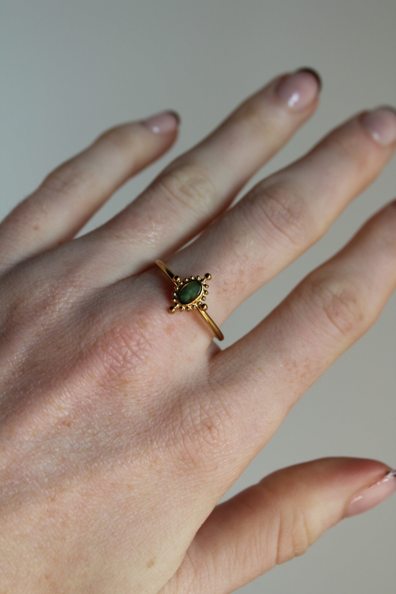 Jaipur – Bague – Acier inoxydable