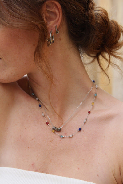 Sophia – Collier – Pierre naturelle – Acier inoxydable