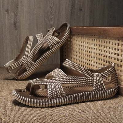 Sandales tressées pour hommes, faites à la main - Pieter