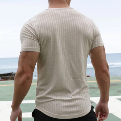 T-shirt slim slim fit à manches courtes pour hommes - Thiago