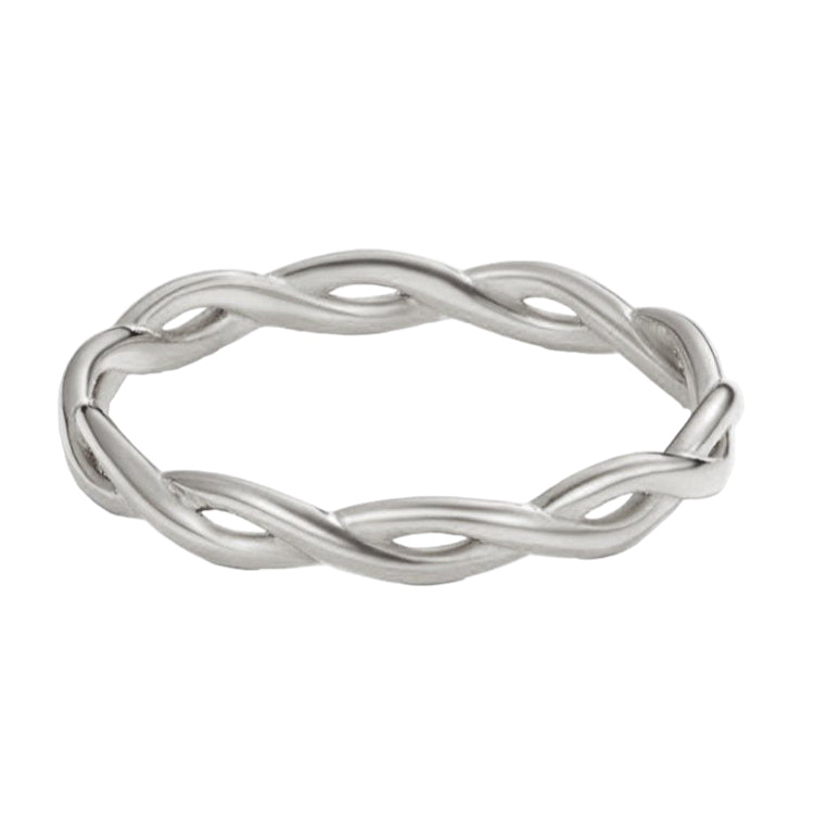 Bague Rotative en Argent 18K Infinité