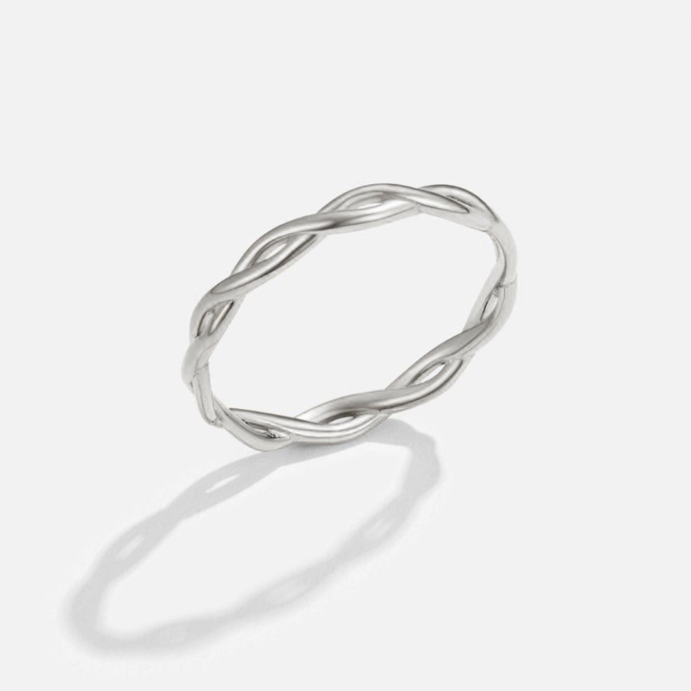 Bague Rotative en Argent 18K Infinité