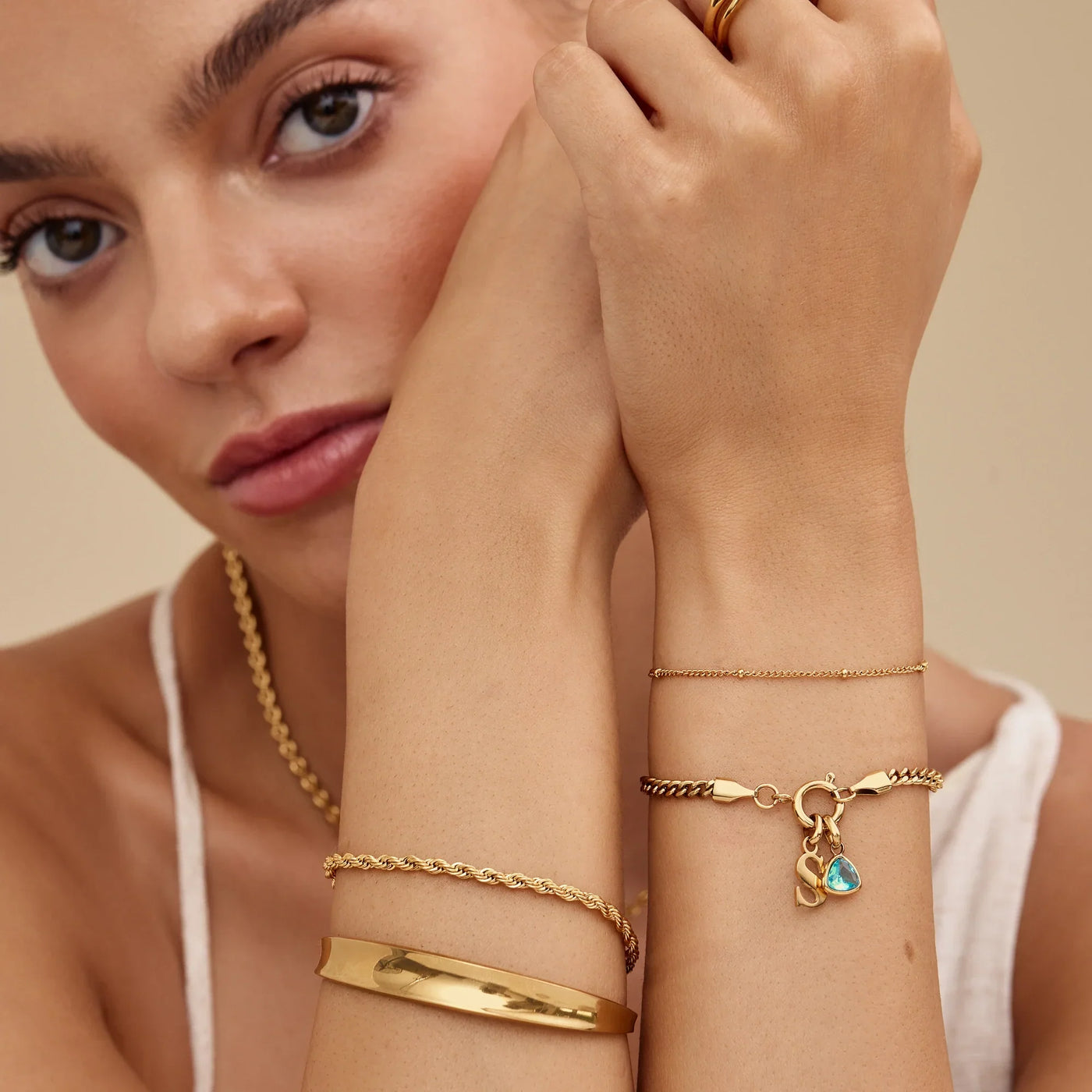 Edmonton Essence™ | Birthstone Curb Bracelet
