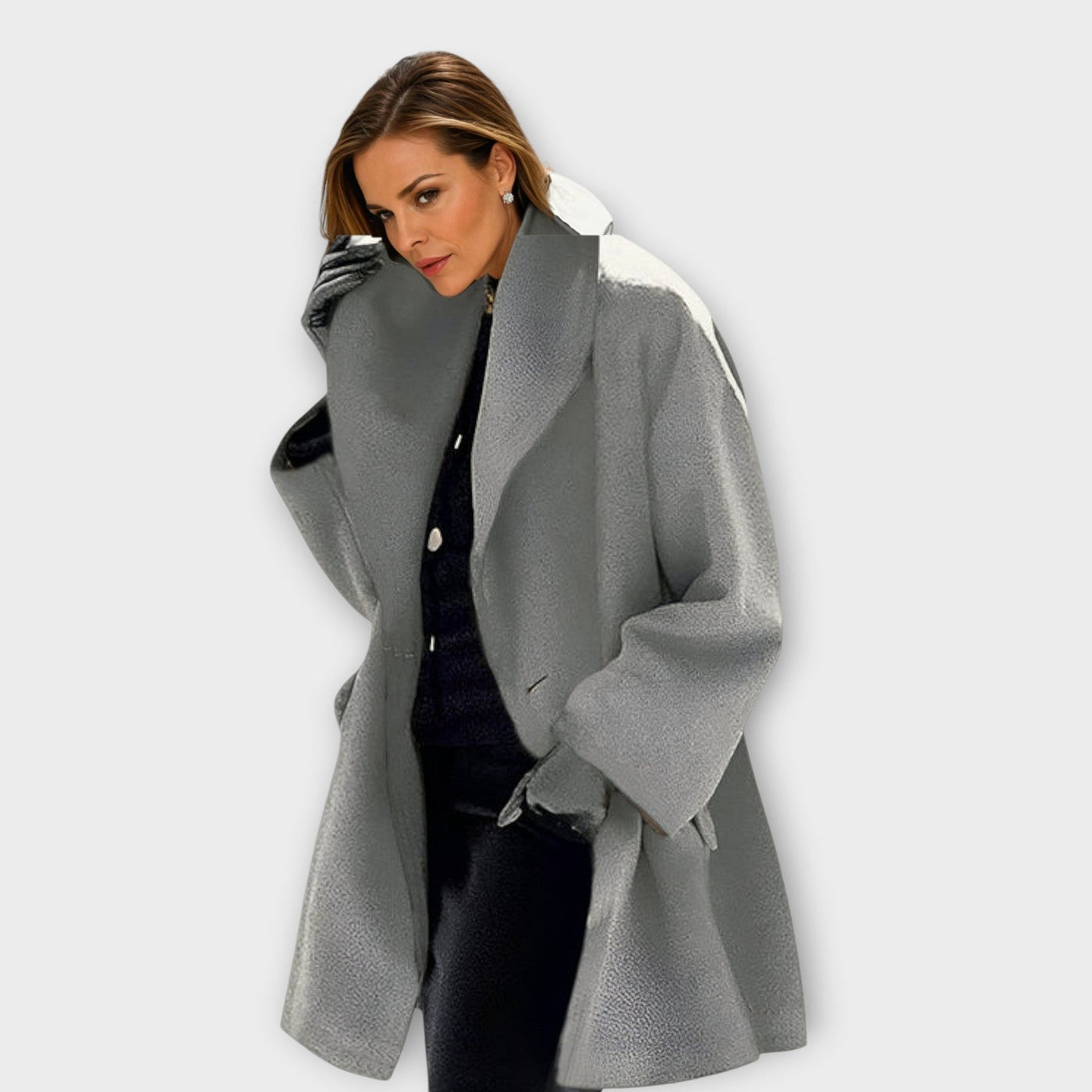 Céleste™ | Manteau coupe-vent de luxe en laine