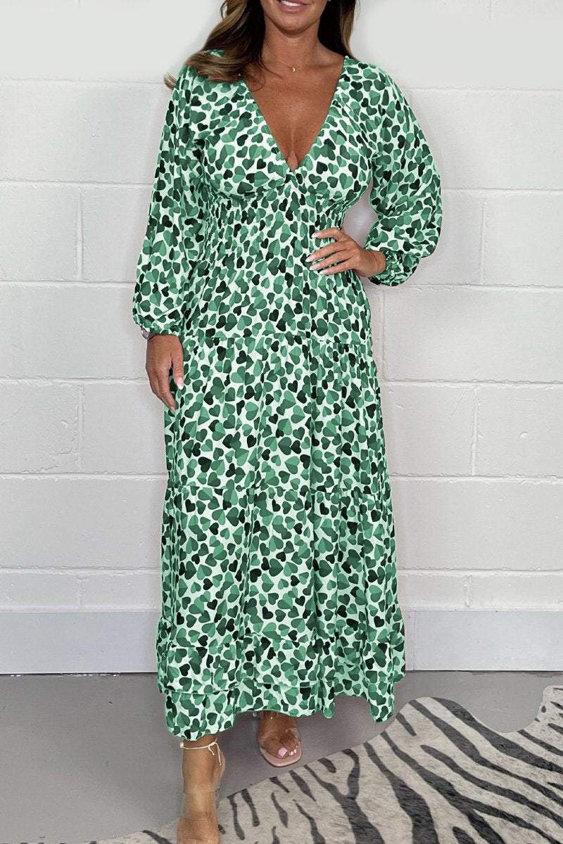 Chloé - Robe midi smockée pour une élégance