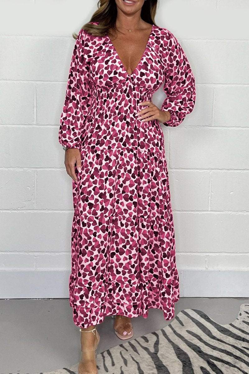 Chloé - Robe midi smockée pour une élégance