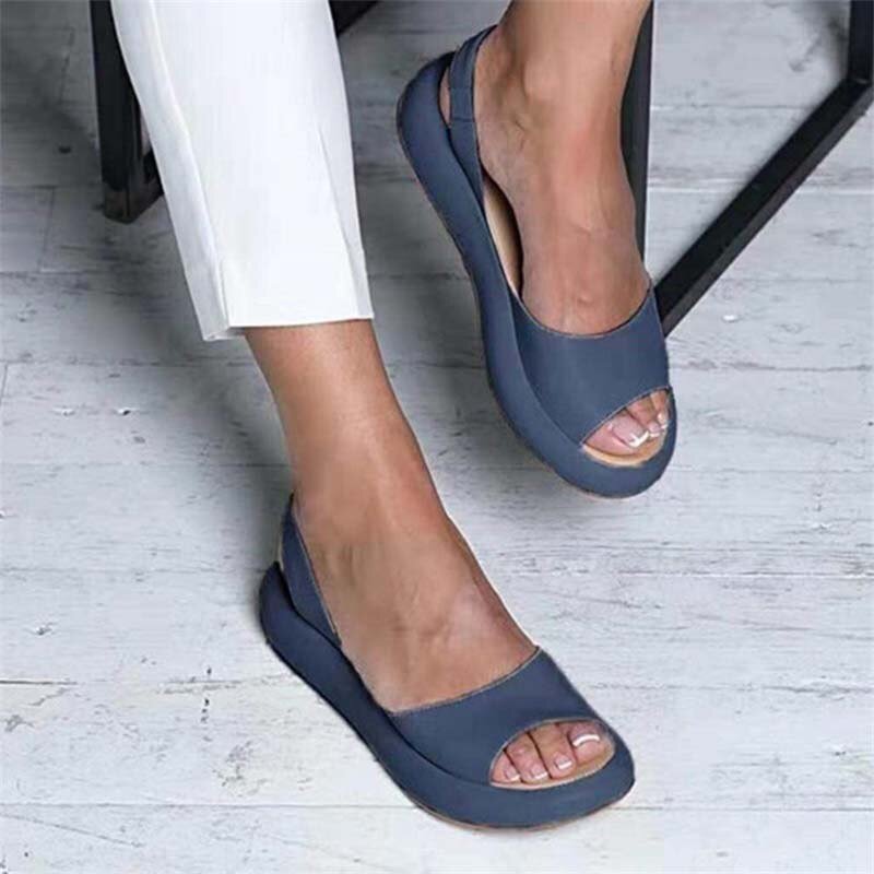 Elodie | Sandales à brides pour femme | Plates
