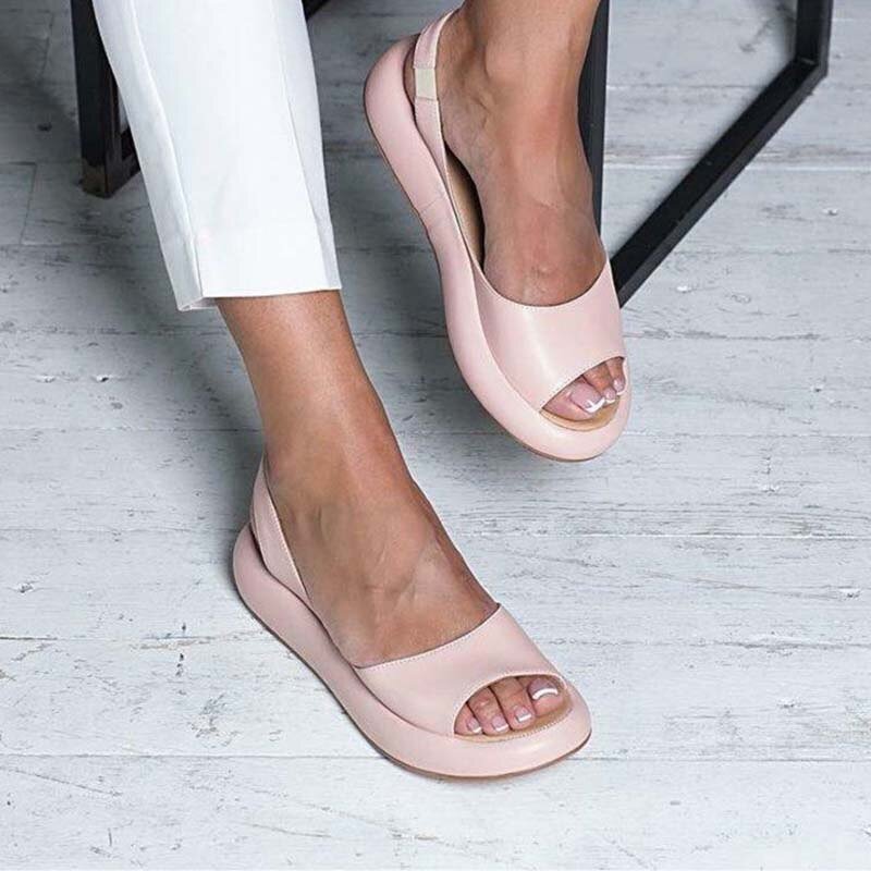 Elodie | Sandales à brides pour femme | Plates
