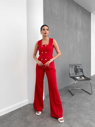 AtelierdeRocheParis™ | Amélie | Ensemble Blazer et Pantalon Chic