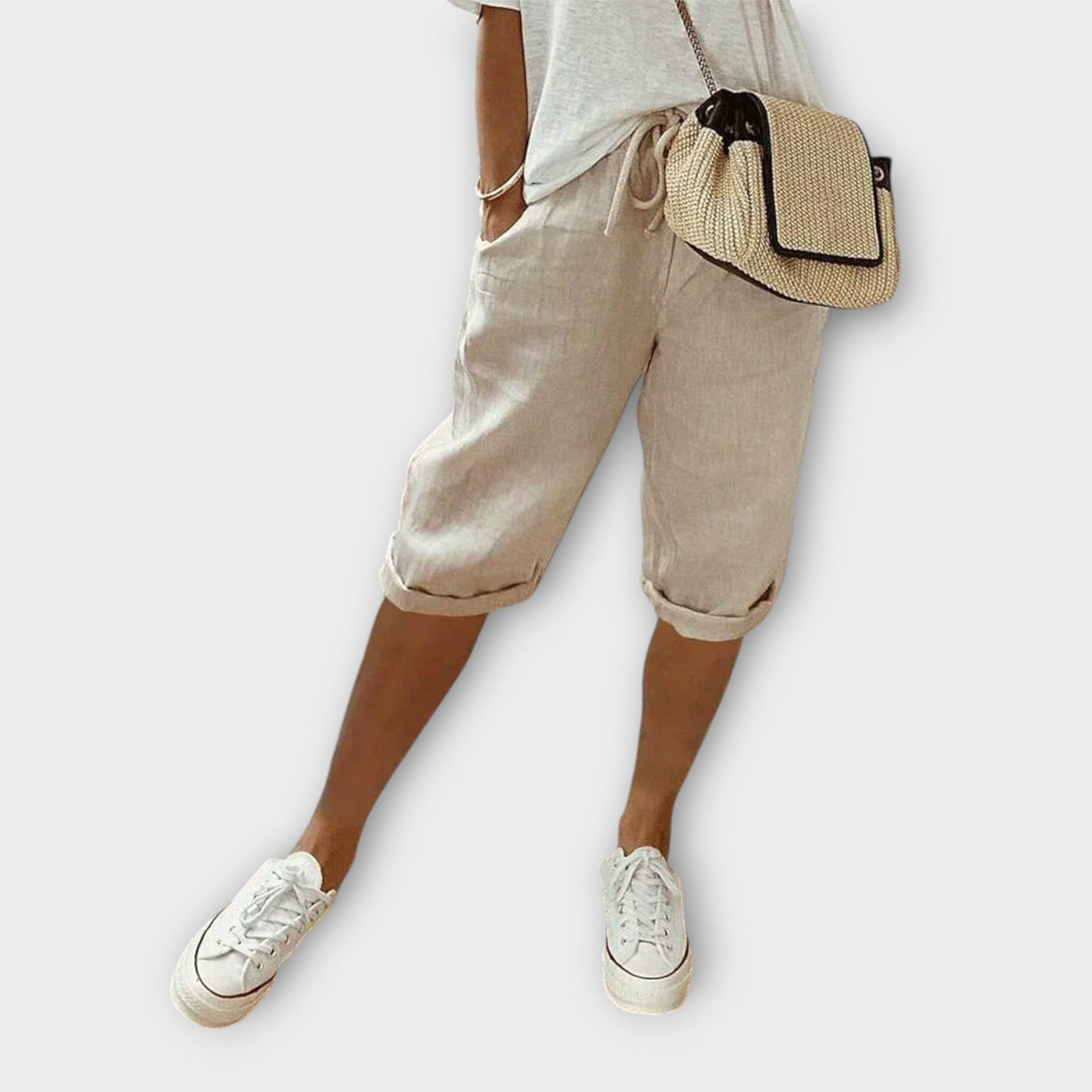 Amanda - Pantalons courts chic et confortables