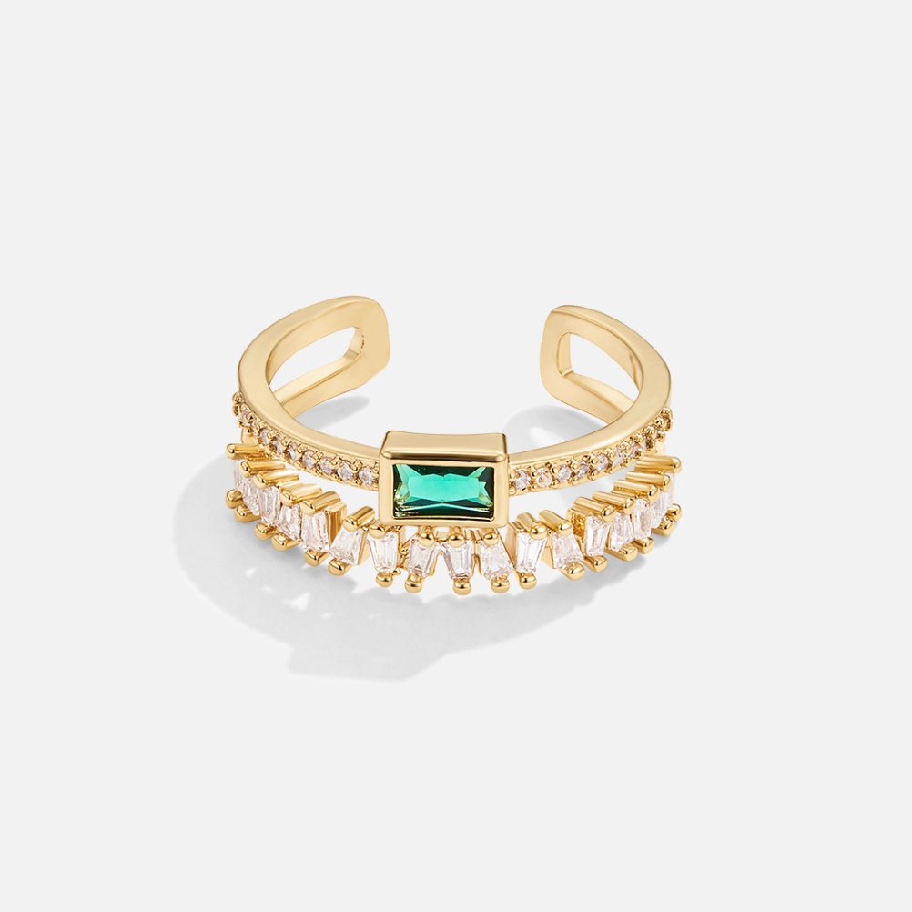 Eugénie - Bague en cristal stratifié