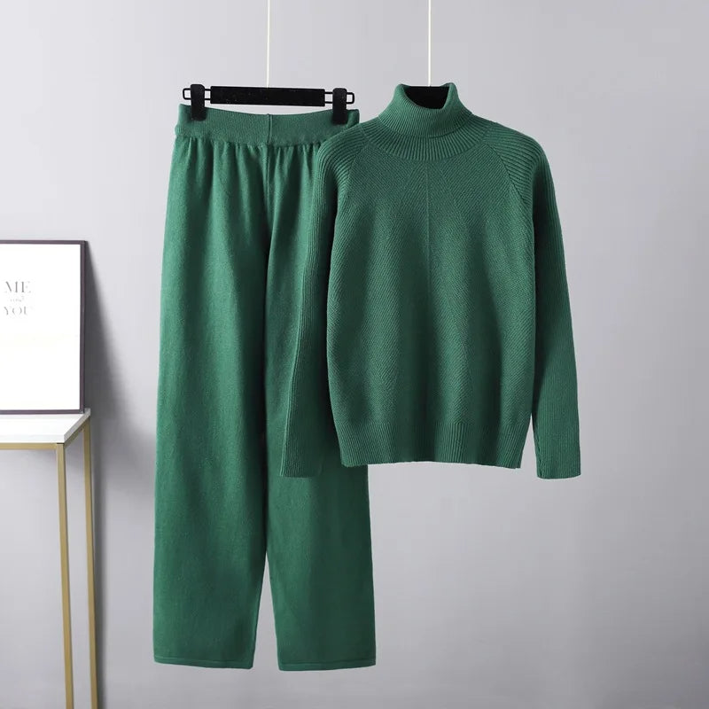 AtelierDeRoche™ | Ensemble deux pièces Lounge en tricot torsadé