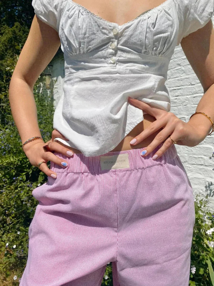 Pantalon de pyjama en coton douillet