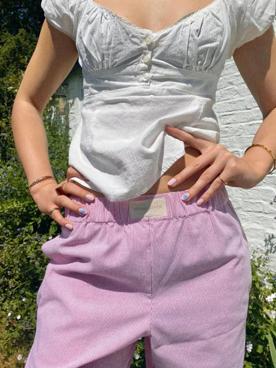 Pantalon de pyjama en coton douillet