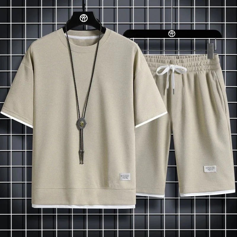 Florian | Ensemble Décontracté Chemise & Shorts pour Homme