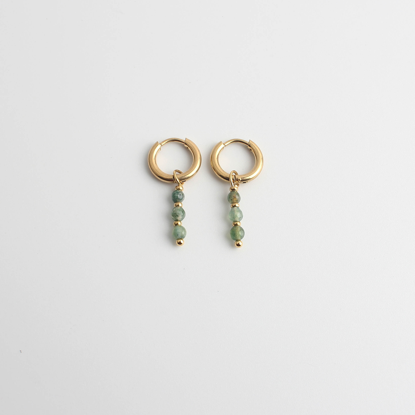 Mon Chéri – Boucles d’oreilles – Pierre naturelle – Acier inoxydable