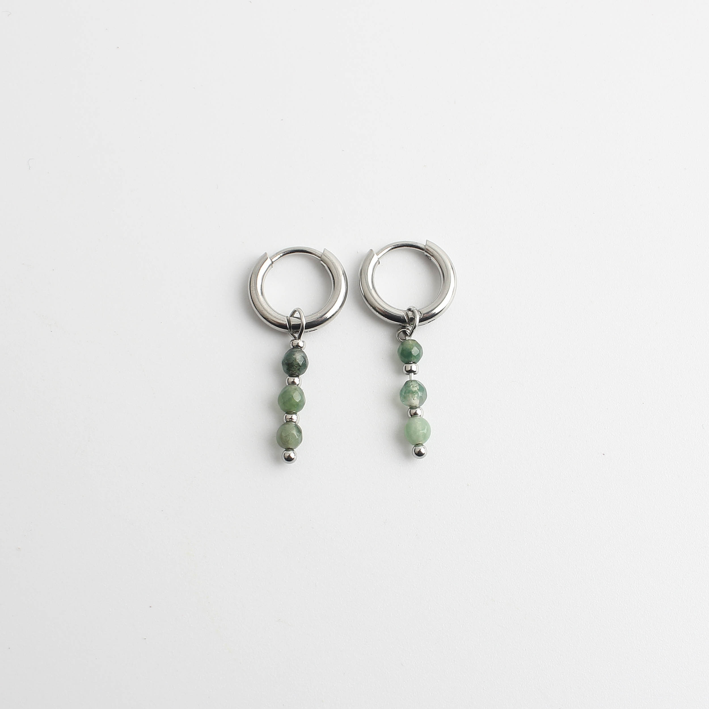 Mon Chéri – Boucles d’oreilles – Pierre naturelle – Acier inoxydable