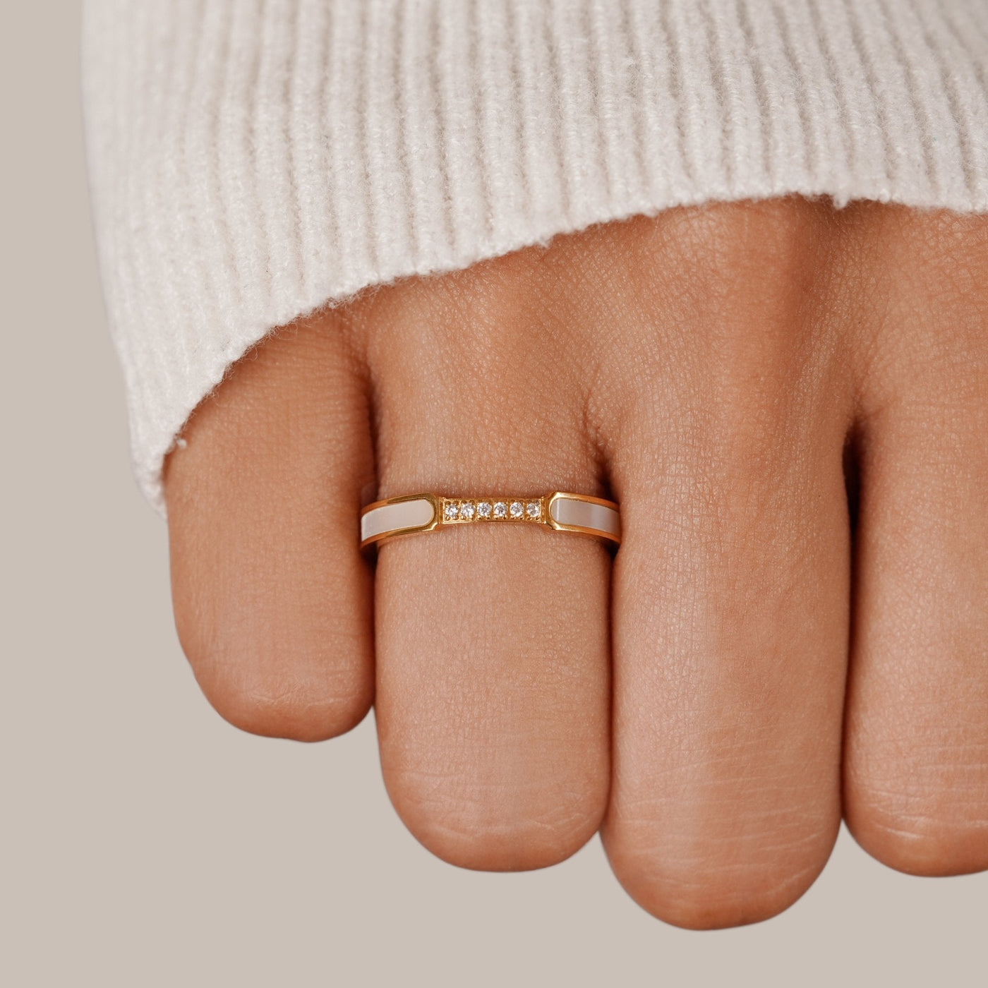 Bibiana - Bague en Perles et Cristaux